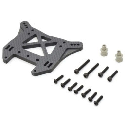 ISW201 Support d'amortisseurs avant carbone MP10T/E Kyosho RSRC