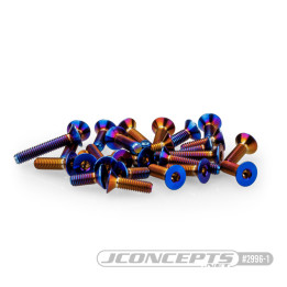 2996 Kit visserie Titane Inferieur, RC10B6.4 Jconcepts RSRC