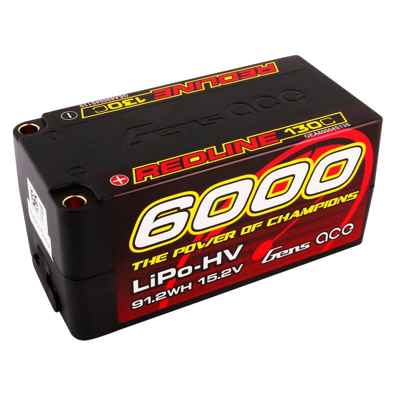 Batterie LiPo 4S HV 15.2V 6000mAh 130C GE4RL-6000H-4T5S Gens