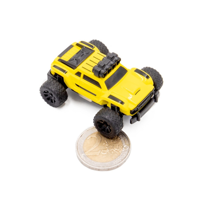 TB-C81-YE Voiture Turbo Racing 1/76 Monster truck jaune Turbo Racing RSRC