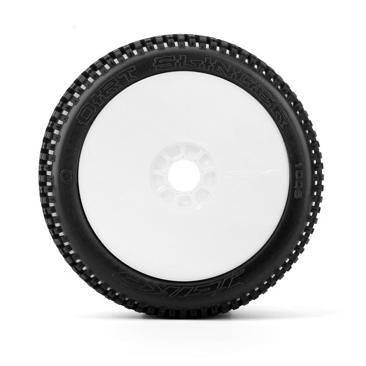JK1005 Pneus Jetko Dirt Slinger montés-collés sur jantes Revo (2) Jetko RSRC