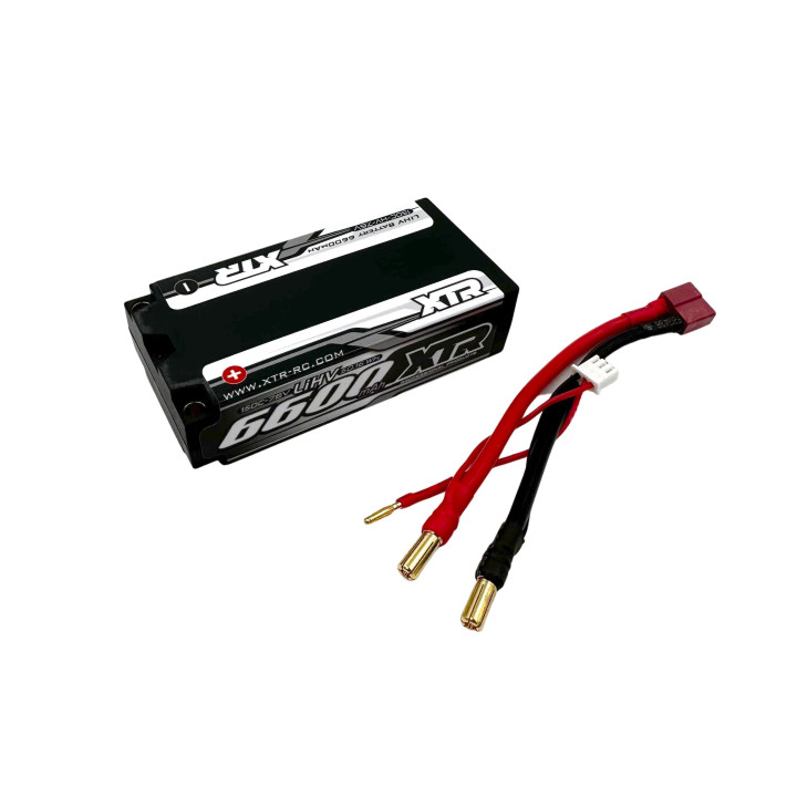 XTR-0304 Batterie XTR lipo 6600mAh HV 2S 7,6V shorty 150C XTR RSRC
