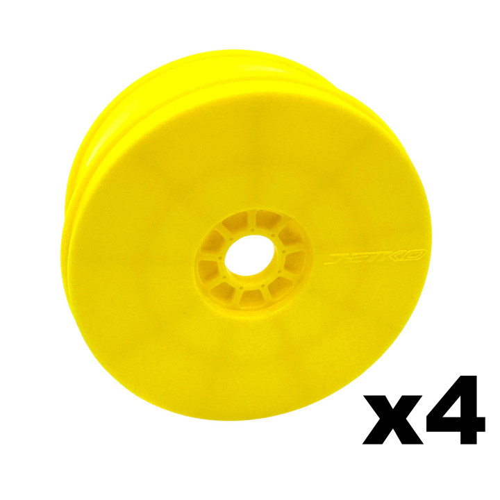 4xJK611001YRT Revo Jetko yellow wheels for 1/8 buggy (4) Jetko RSRC