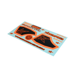 F89005-OGOP Autocollant d'aileron Sparko F8 Orange Fluo Sparko RSRC