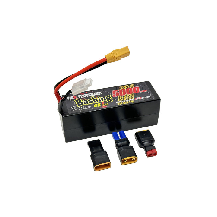 PP3-4S5000-M Batterie Bashing LiPo 4S 14.8V 5000mAh 50C (Multi) Pink Performance Pink performance RSRC