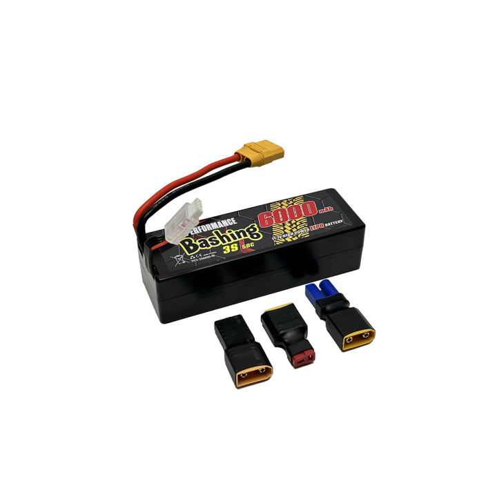PP3-3S6000-M Battery Bashing LiPo 3S 11.1V 6000mAh 50C (Multi) Pink Performance Pink performance RSRC