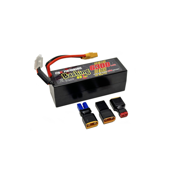 PP3-2S6300-M Batterie Bashing LiPo 2S 7.4V 6300mAh 50C (Multi) Pink Performance Pink performance RSRC
