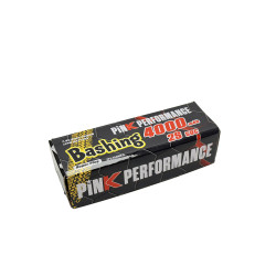 PP3-2S4000-D Batterie Bashing LiPo 2S 7.4V 4000mAh 50C (Deans) Pink Performance Pink performance RSRC