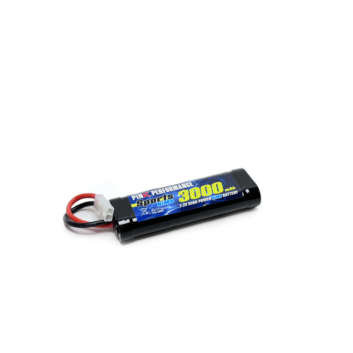 PP2-3000T Batterie Sports NiMh 7.2V 3000mAh (Tamiya) Pink Performance Pink performance RSRC