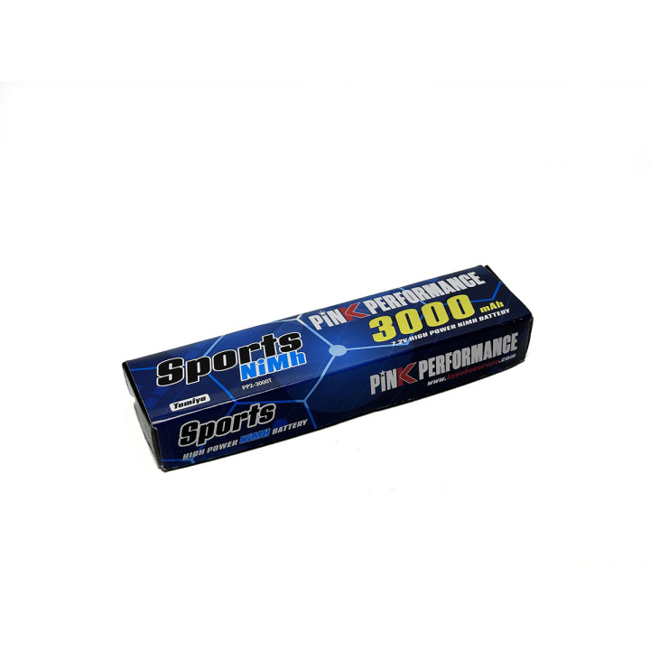PP2-3000T Batterie Sports NiMh 7.2V 3000mAh (Tamiya) Pink Performance Pink performance RSRC