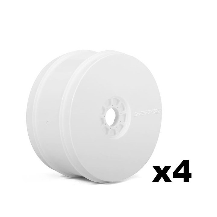 4xJK611001WRT Jantes blanches Revo buggy 1/8 83mm Jetko (4) Jetko RSRC
