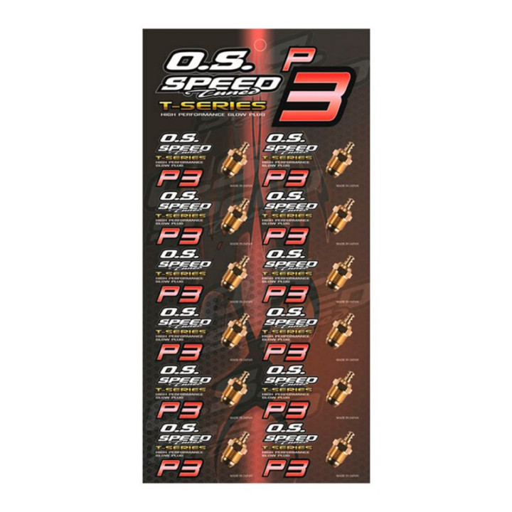 OS71642720 Bougie OS P3 Gold (or) Ultra chaude O.S.ENGINES RSRC