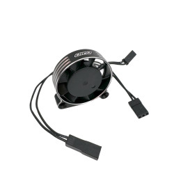 Aluminum HV High Speed Moon style Cooling Fan | Black/Silver | 40mm AV10061-40 - Operating Voltage: 5.0-8.4V
RPM Range: 28,0