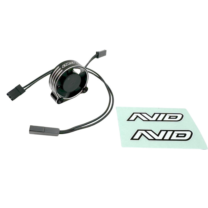 Ventilateur à cadre aluminium pour moteurs ou accessoires, taille 30x30x10mm
Livré avec une rallonge de 200mm.
Tension d'al