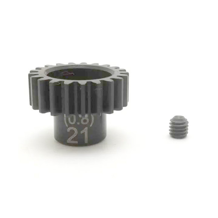 PNGS0821 Pignon moteur 21 dents (module 0.8, diam. 5.0) Kyosho RSRC