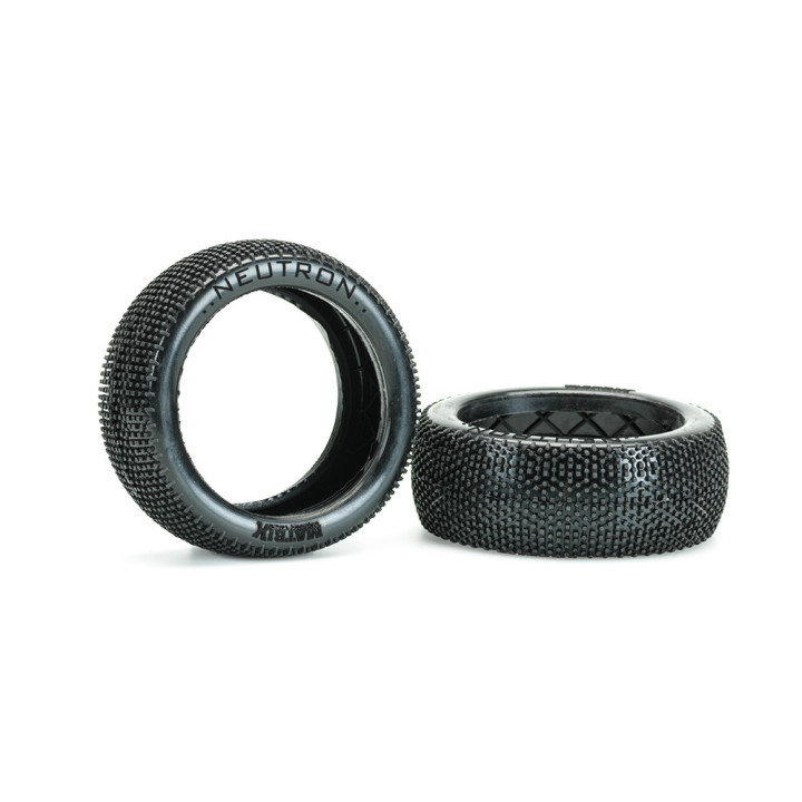NEU Pneus Neutron Matrix seuls à coller (2) buggy 1/8 Matrix Racing tires RSRC