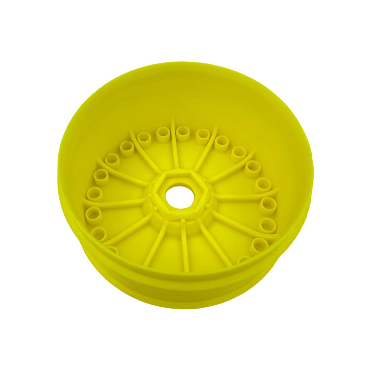 OFFRIMY Matrix Yellow Wheels for 1/8 buggy (4) Matrix Racing tires RSRC