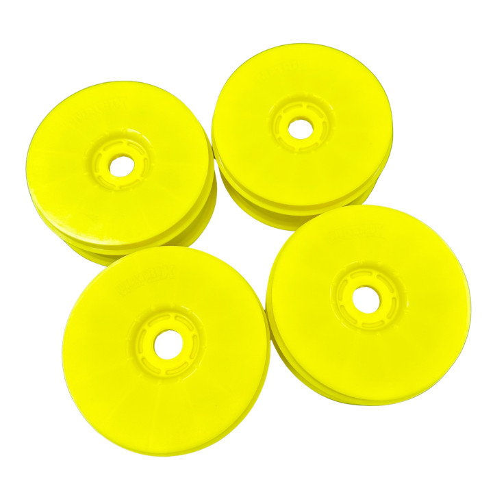 OFFRIMY Matrix Yellow Wheels for 1/8 buggy (4) Matrix Racing tires RSRC