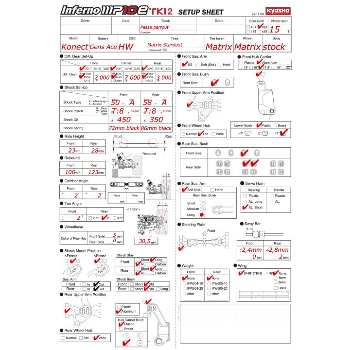  Setup MP10e TKI2 type passe partout  RSRC