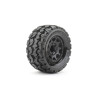 JK2801CBTRX Extreme Tyre MT Tomahawk on TRX Rustler-Hoss Black Rims Jetko RSRC