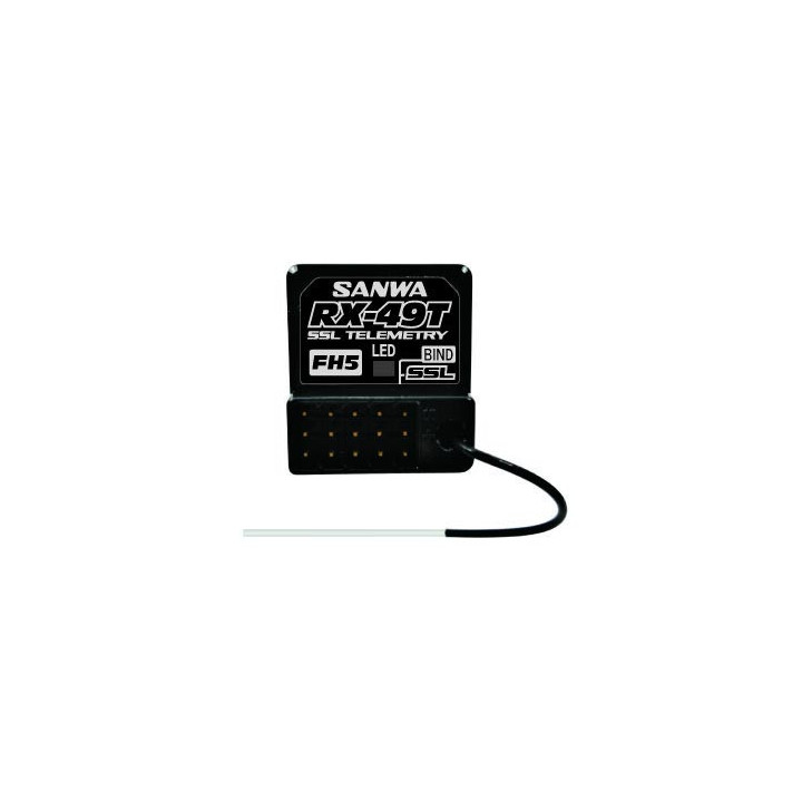107A41433A Sanwa RX-49T receiver 4 channels 2,4GHz FH5 SSL Sanwa RSRC