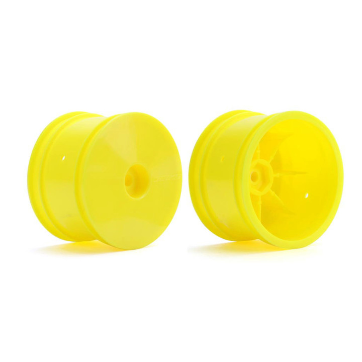 JK6114YH Jetko yellow 1/10 rear wheels (2) Jetko RSRC