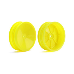 JK6121YH Jetko yellow 1/10 2wd front slim wheels (2) Jetko RSRC