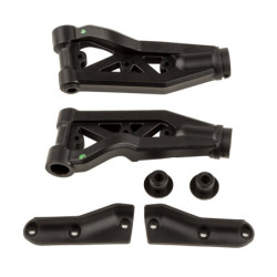 AS81637 Rc8B4.1/E Front Suspension Arms, Soft Team Associated RSRC