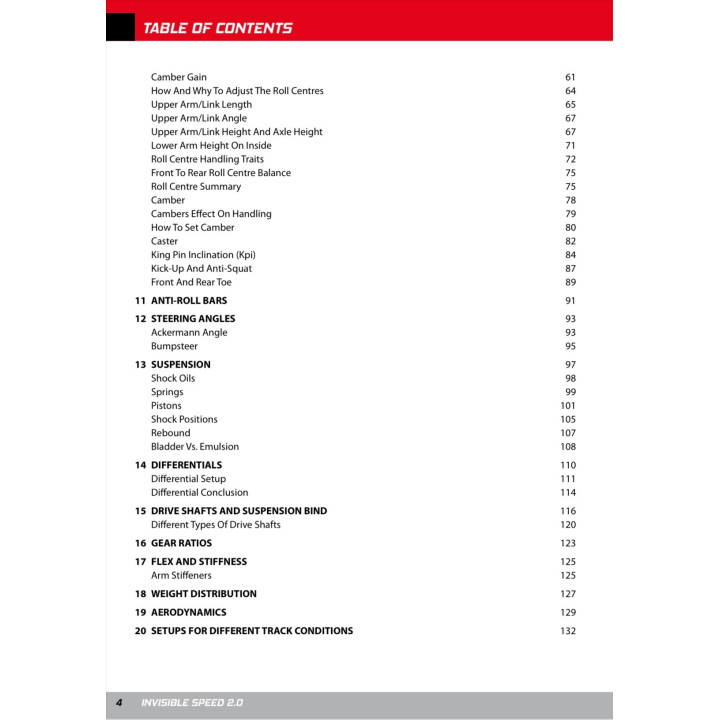 La bible pour apprendre à régler votre voiture RC radio-commandée! Nouvelle version plus complète, réglages et setups, tout c