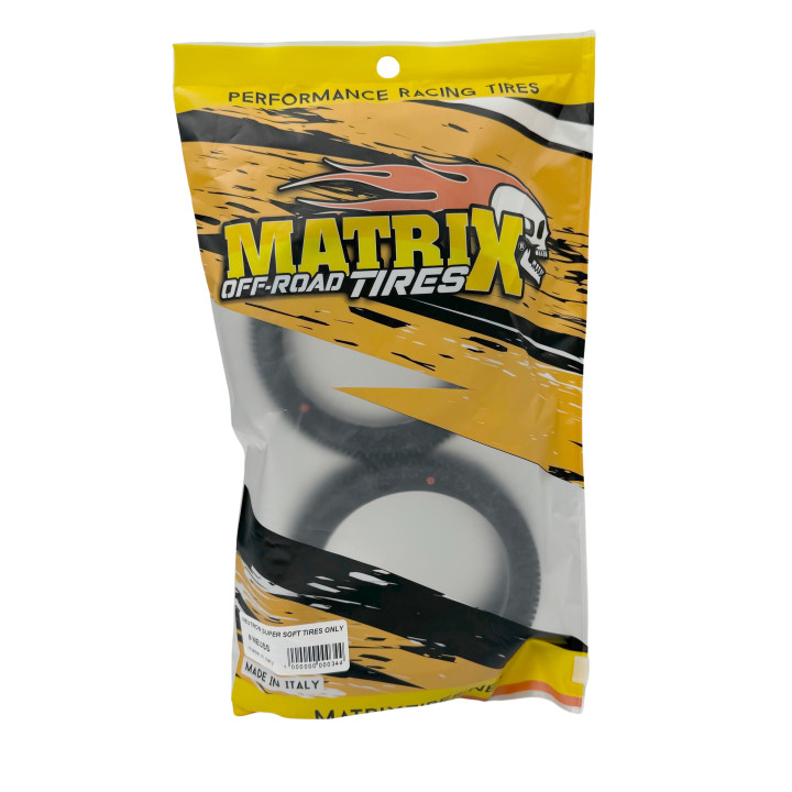 Pneus Neutron Matrix seuls à coller (2) buggy 1/8 Ultra, super, soft clayU Pneus | Inserts | Jantes - Plus de 2000 références