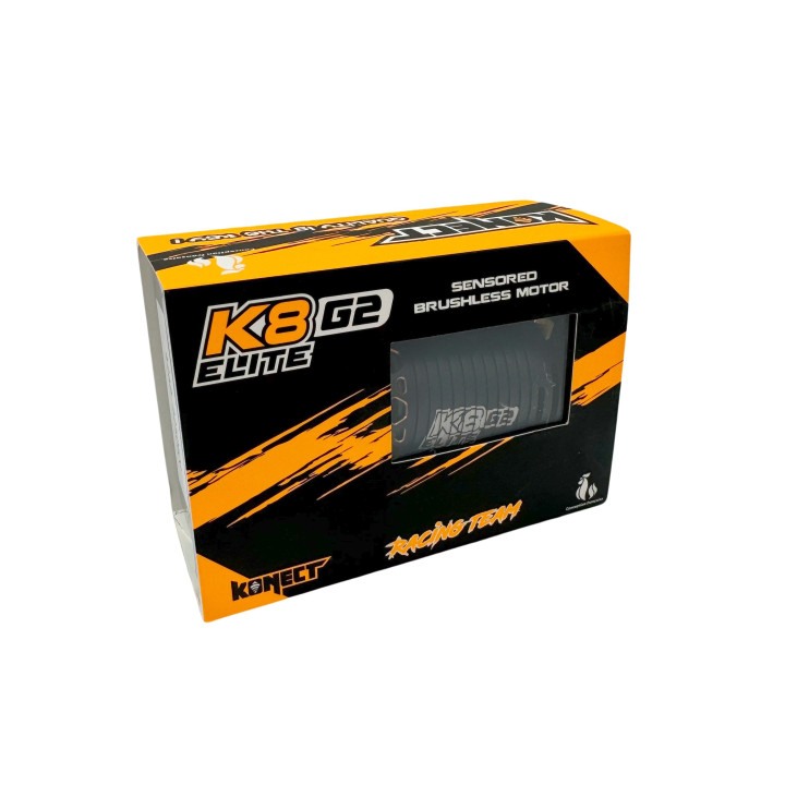 K8 Elite G2 2050Kv motor short 4268 KONECT for 1/8 buggy with sensor compatible with Hobbywing - More than 2500 items in stoc