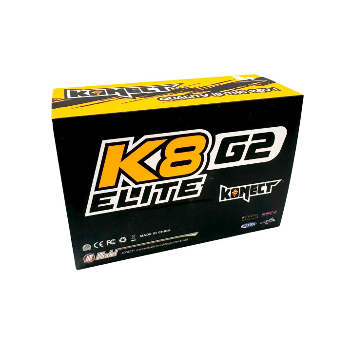 K8 Elite G2 2050Kv motor short 4268 KONECT for 1/8 buggy with sensor compatible with Hobbywing - More than 2500 items in stoc
