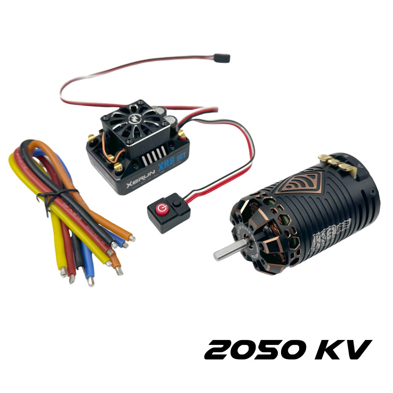 Combo Hobbywing 140SCT Speed controller + Konect K8 G2 Motor 2050kv for 1/8 brushless buggy - More than 2500 items in stock, 