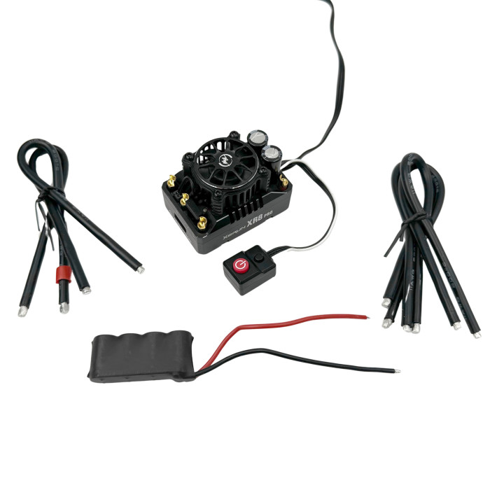 Variateur Hobbywing XR8 PRO G3 Xerun 1/8 200A 2-4S pour 1/8 piste ou tout-terrain buggy HW30113400 - Plus de 2000 références 