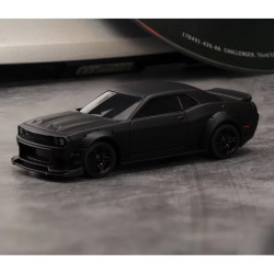 Micro Turbo Racing car 1/76 Muscle car black ready to run remote controlled for kids on the kitchen table - More than 2500 it