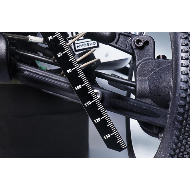 Permet de mesurer la longueur des amortisseurs pour régler le débattement bas de votre buggy sur une place de 60 à 140mm - Pl