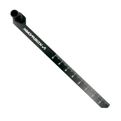 Permet de mesurer la longueur des amortisseurs pour régler le débattement bas de votre buggy sur une place de 60 à 140mm - Pl