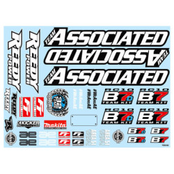 Planche de stickers Rc10B7 Team Associated AS92465 B7 | B7D - Plus de 2500 références en stock, livraison 24h et paiement 4X 
