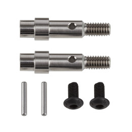 AS71181 Axes de roues avant titane B6|B7 Team Associated RSRC