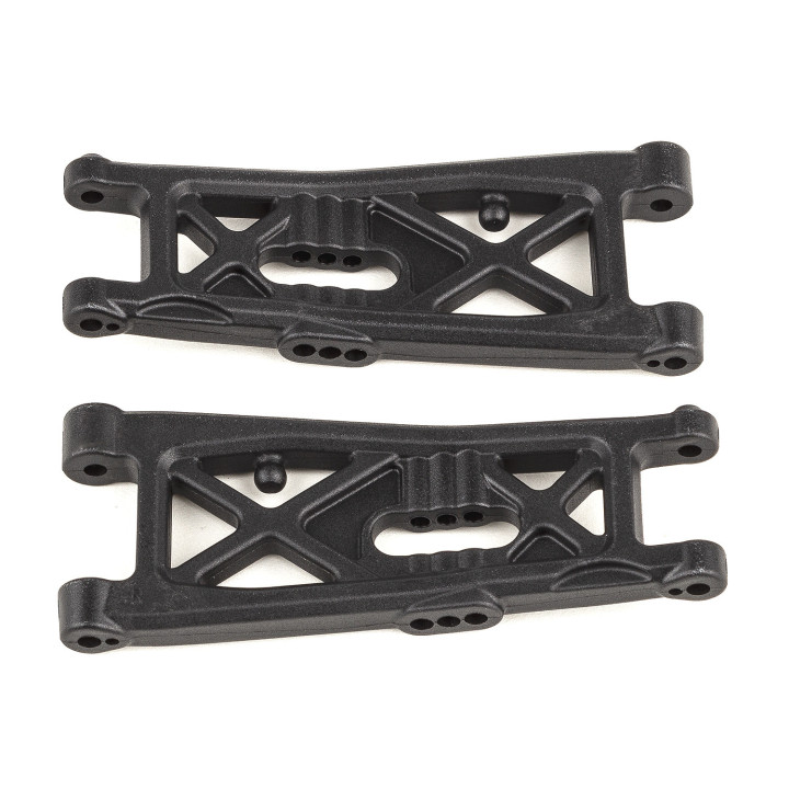 AS92411 Rc10B7 Ft Front Suspension Arms, Carbon Team Associated RSRC