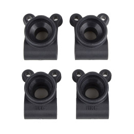 AS92413 Rc10B7 Ft Rear Hubs, Carbon Team Associated RSRC