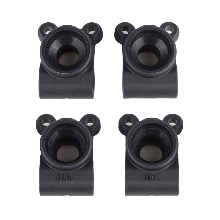 AS92413 Rc10B7 Ft Rear Hubs, Carbon Team Associated RSRC