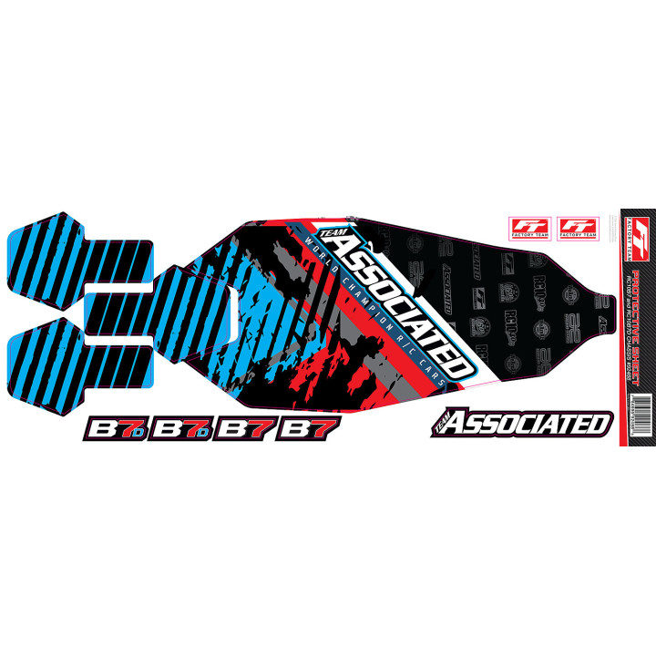 AS92488 Protection de chassis Rc10B7 Team Associated RSRC