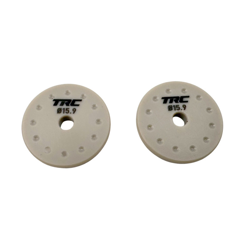 TRC000052 TRC Shock pistons no holes (12x pointed) Conical (O.D. 15.90mm/I.D. 2.6mm/H. 2.7mm) (2) TRC Throttlefinger Racing C