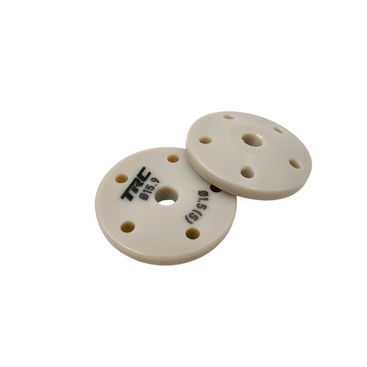 TRC000013 Pistons d'amortisseurs TRC 5x1.5 chanfreinés (15.90mm|tige 2.6mm|épaisseur 2.7mm) (2) TRC Throttlefinger Racing Con