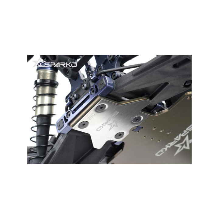 F85039OP Rear chassis skid plates for Sparko F8/F8e buggy Sparko RSRC