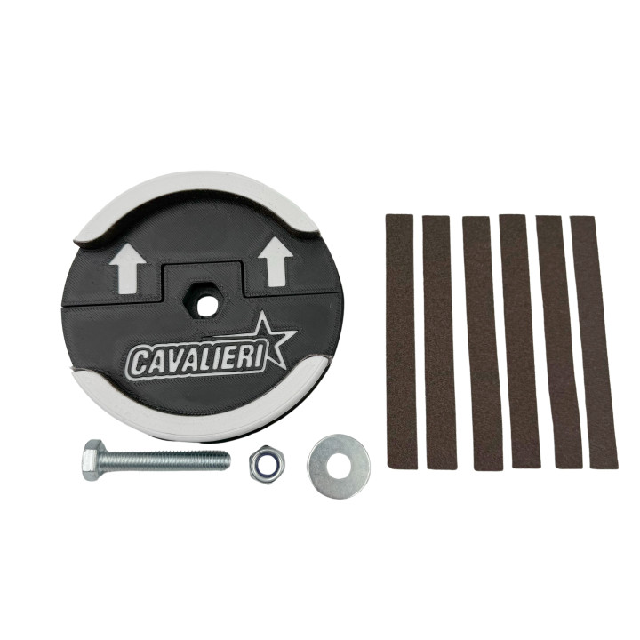 CAV.K99099 Outil pour poncer les jantes buggy 1/8 RC Carbon Cavalieri RSRC