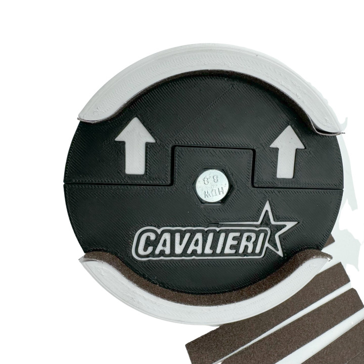 CAV.K99099 Outil pour poncer les jantes buggy 1/8 RC Carbon Cavalieri RSRC