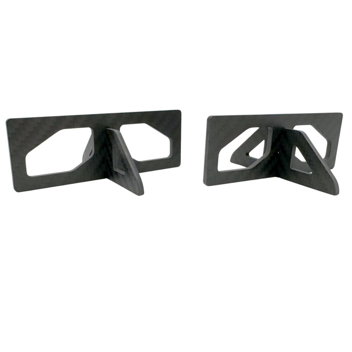 CAV.K99015 Blocs de réglage de débattements carbone 1/8 36mm (2) RC Carbon Cavalieri RSRC