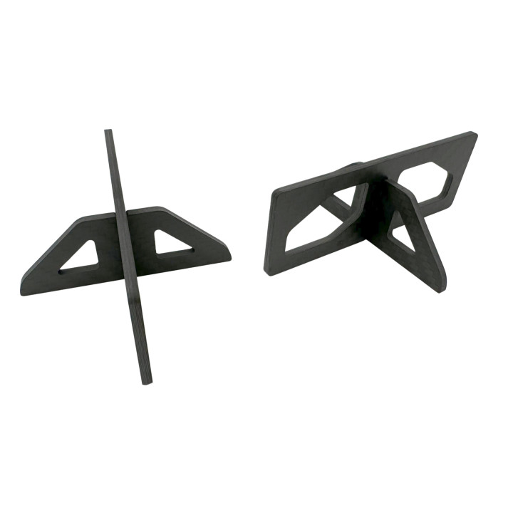 CAV.K99015 Blocs de réglage de débattements carbone 1/8 36mm (2) RC Carbon Cavalieri RSRC